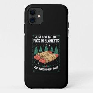Geef me gewoon biggetjes in dekens Hilarische kers iPhone 11 Hoesje