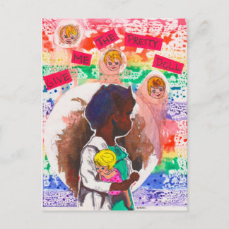 Geef me het Briefkaart Doll