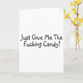 Geef me het Snoep 2 Kaart (Gele Bloem)