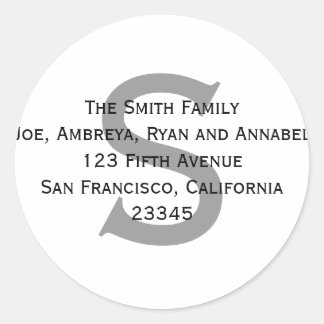 Geef me je adres (label)! ronde sticker