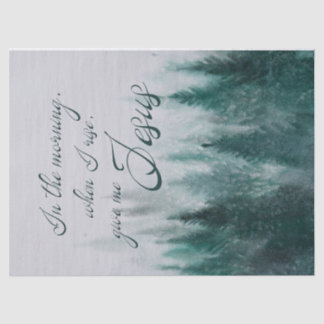 Geef me Jezus Pine Boom Tissuepapier