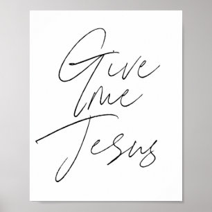 Geef me Jezus Script Poster