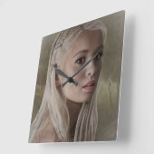 Geef me liefde vierkante klok (Hoek)