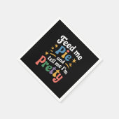 Geef me mijn taart en vertel me dat ik Thanksgivi Servet (Hoek)