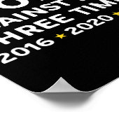 Geef me niet de schuld dat ik tegen hem heb gestem poster (Hoek)