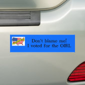 Geef me niet de schuld!I v... Bumpersticker (Op auto)
