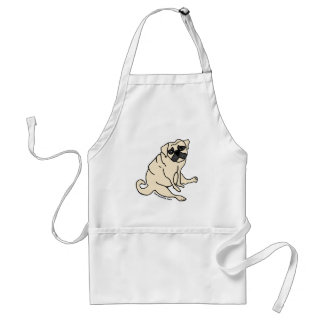 Geef me nu Pug Apron Standaard Schort