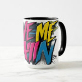 Geef me pijn mok (Voorkant rechts)