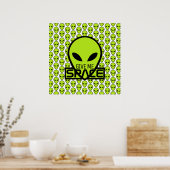 Geef me ruimte, buitenaardse Alien Poster (Keuken)