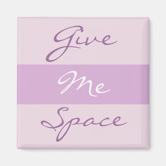 Geef me ruimte woorden magneet (Voorkant)