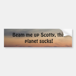 Geef me Scotty... Bumpersticker