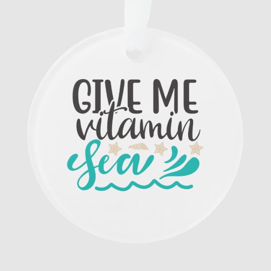 Geef Me Vitamine Zee Ornament (voorkant)