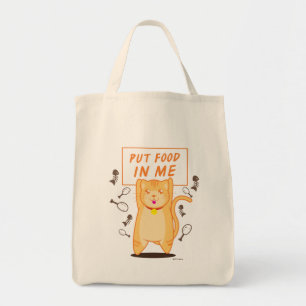 Geef me voedsel. tote bag