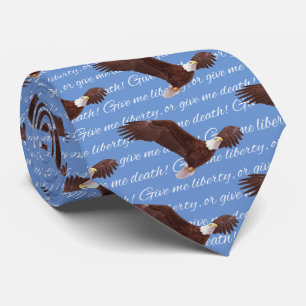 Geef me vrijheid of geef me de Dood Eagle Stropdas