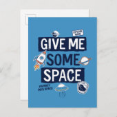 Geef me wat ruimte briefkaart (Voorkant / Achterkant)