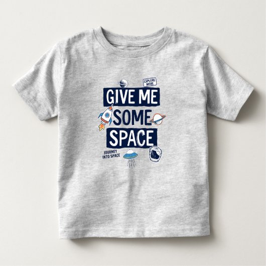 Geef me wat ruimte kinder shirts (Voorkant)