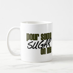 Geef me wat suiker op me koffiemok