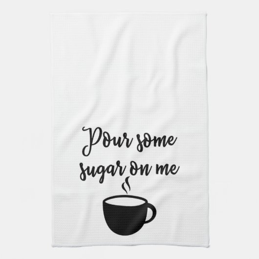 Geef me wat suiker op Towel Theedoek (Verticaal)