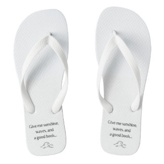 Geef me zonneschijn, golven & een goed boek- teens teenslippers