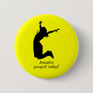 Geef mij vandaag een persoonlijk tintje met een un ronde button 5,7 cm