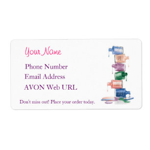 Geef mijn AVON  een label! Etiket