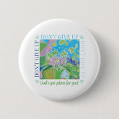 Geef niet op ronde button 5,7 cm (Voorkant)