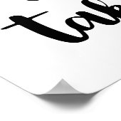 Geef nooit grote dingen op, tijd Poster (Hoek)