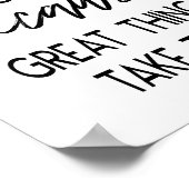 Geef nooit het Poster van de Inspiratie op (Hoek)