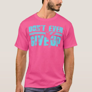 Geef nooit Martial Arts Kickboxing Taekwon op T-shirt