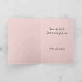 Geef nooit op en koppel nooit Kaart (Binnen)