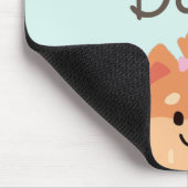 Geef nooit op en koppel nooit Puppy Muismat (Hoek)