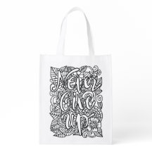 Geef nooit op - kleur je eigen Canvas tas