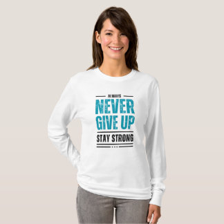Geef Nooit Op – Motivatie Tri-blend T-shirt