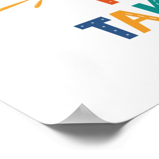 Geef Nooit Op Want Grote Dingen Kosten Tijd Poster (Hoek)