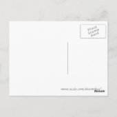 Geef nooit toe! Briefkaart (Achterkant)