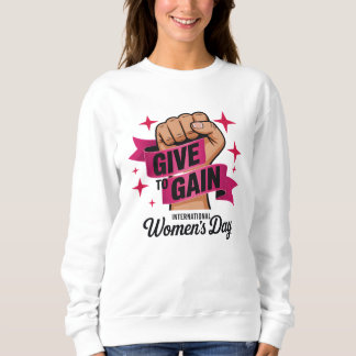 Geef Om Te Winnen T-shirt, Internationale Vrouwend Trui