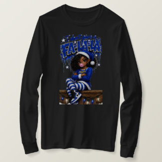 Geef One blue2 blk2 Dames Sweat wte Shirt niet