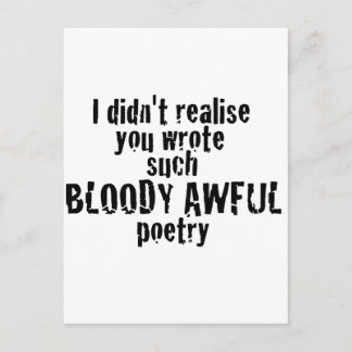 Geef ons geld! briefkaart