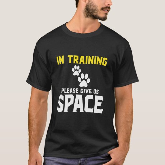 Geef ons ruimte in de training t-shirt (Voorkant)