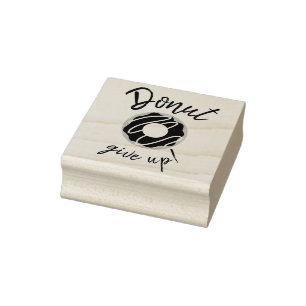 Geef op 	rubberstempel