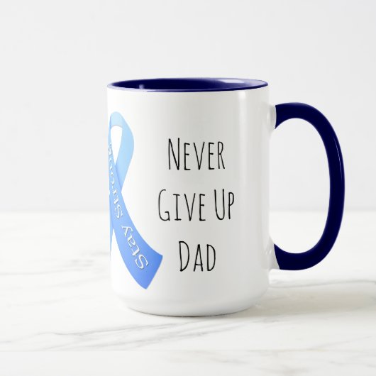Geef papa nooit persoonlijke koffie-Mok op Mok (Rechts)