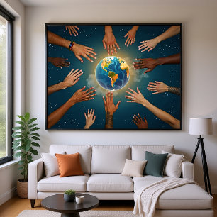 Geef Peace A Chance Glossy Poster Perfect Poster