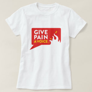 Geef Pijn een stem T-shirt