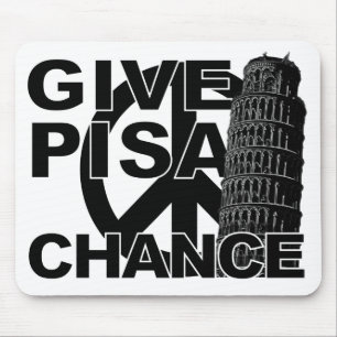 Geef Pisa Chance mousepad Muismat