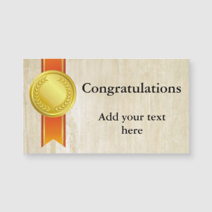 GEEF RIBBON Gold II + uw ruggengraat. en tekst