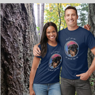 Geef Rottweiler Classic Round niet op T-shirt
