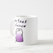 Geef Teas A Chance Funny Mug Humor Koffiemok (Voorkant links)