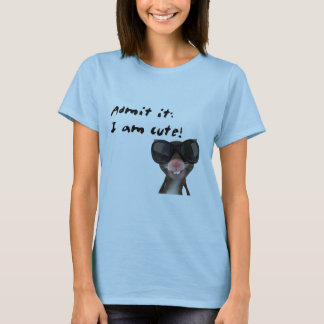 Geef toe, ik ben een schattige muis t-shirt