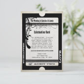 Geef twee Echte de Informatie van de Schoetsreken Informatiekaartje (Staand voorkant)