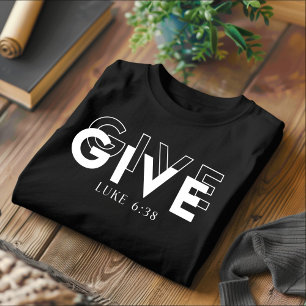 Geef voor mannen en vrouwen Christelijk T-shirt